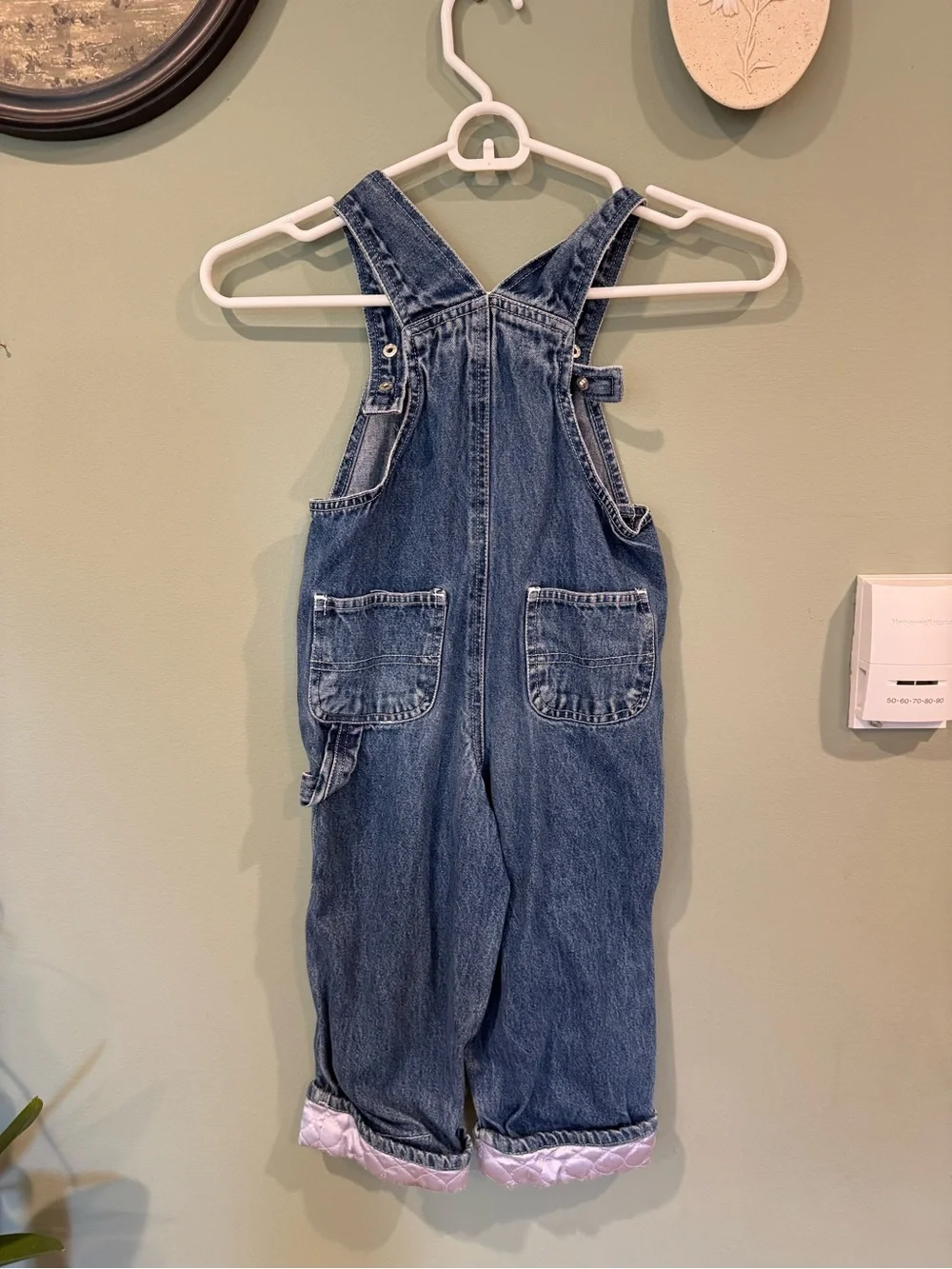 FADED GLORY authentic denim overalls